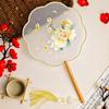 Double-Sided Round Fan with Suzhou Embroidery for Hanfu or Qipao