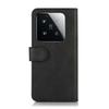 For Xiaomi 15T Case Cowhide Texture Leather Wallet Phone Cover with Stand