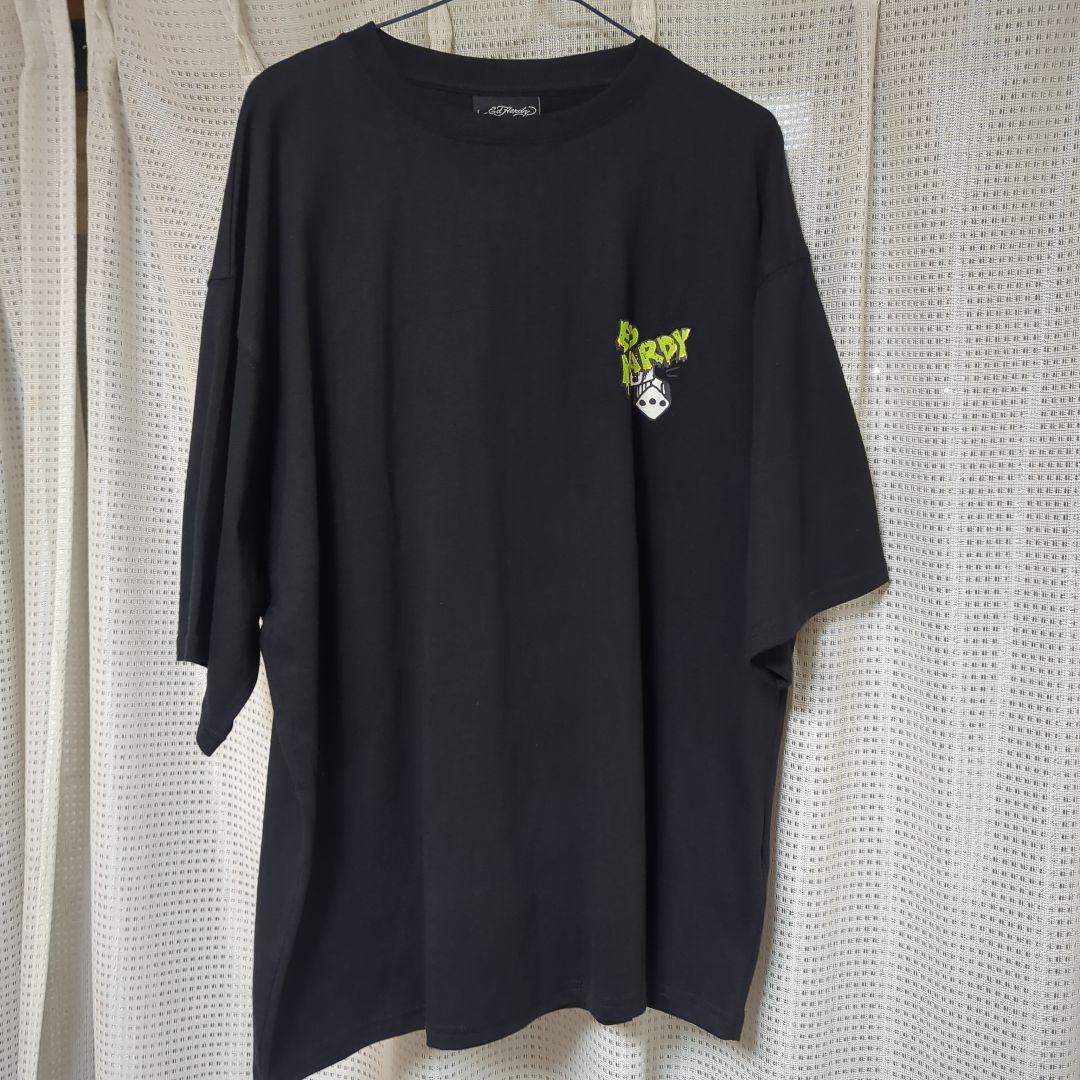 

[USED] ED HARDY Big Silhouette T-shirt Black