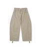 Eonyujeulaeb Cotton Curved Buckle Pants [Khaki]