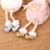Christmas Plush Angel Doll Pendant Cute Christmas Tree Figurine Pendant Home Christmas Decor Crafts Children's Christmas Gifts