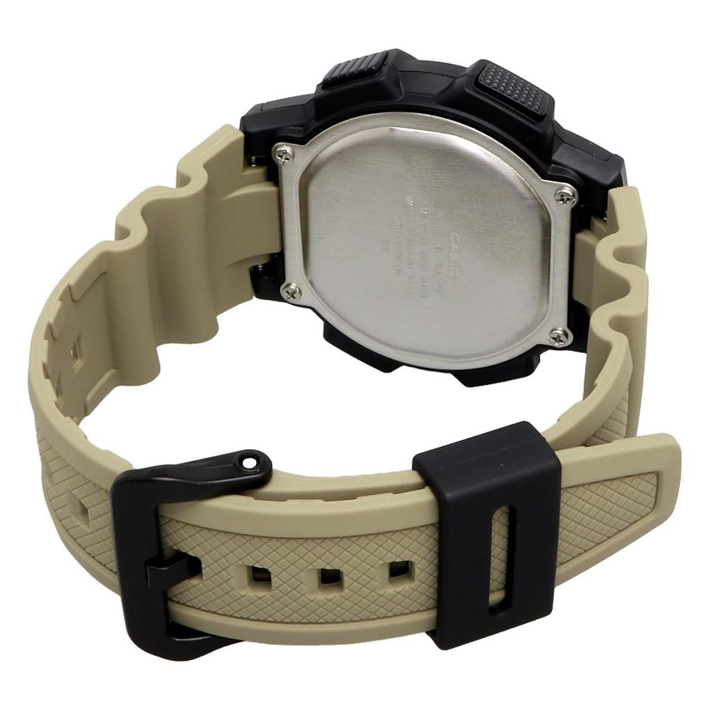 CASIO World Time Digital Watch Black x Khaki [Casio] Men's AE-1000W-5AV (Overseas Model)