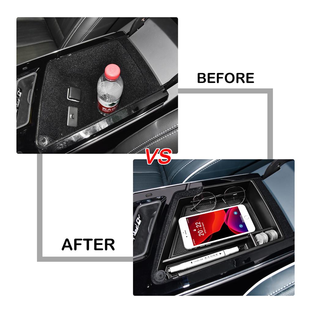 Center Console Organizer for 2025 Cadillac Lyriq Luxury 2025 Cadillac Lyriq (Tech, Luxury, Sport) Car Armrest Storage Box Tray