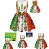 Grinch Halloween Sleeveless Dress For Kids Soft And Comfortable Polyester Material