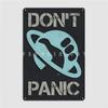 DORA Tin Sign Dont Panic Poster Metal Plaque Painting Dcor Cinema Pub Designing Tin Sign Poster