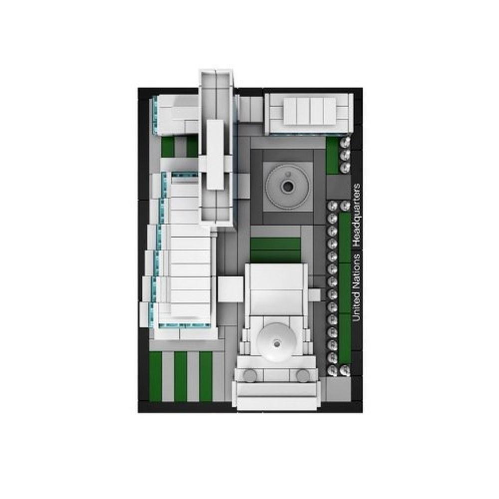 LEGO Architecture United Nations Headquarters Building 21018