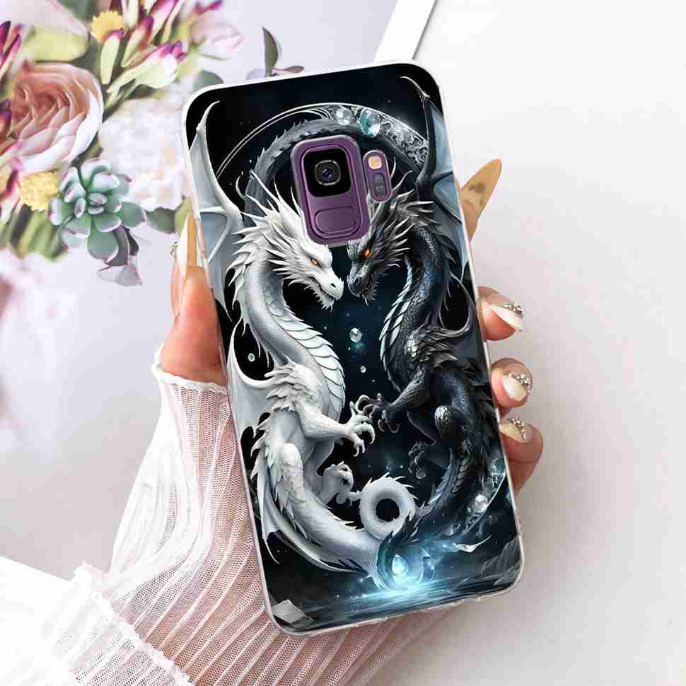 Protective Cases For Samsung Galaxy S9 Plus Soft Silicone Back Cover For Samsung S9Plus S9+ Summer Fresh Butterfly Shell Capa