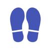 PVC Footprint Stickers Pet Supplies Stair Decals Accessories Floor Stickers