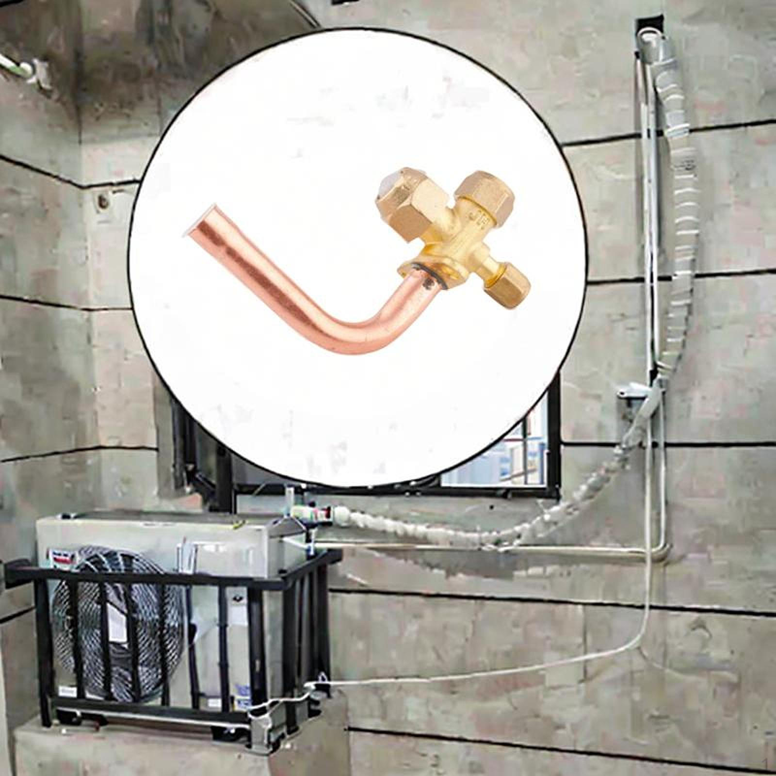 

Трехходовой запорный клапан для кондиционера, колено, простая установка и обслуживание 9.52mm