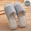 Four Seasons Cotton Linen Indoor Slippers - Thick-Soled, Unisex and Comfortable for Spring, Summer, and Autumn.