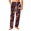 Men's Drawstring Pocket Flannel  Pants Homewear Sleep Pants