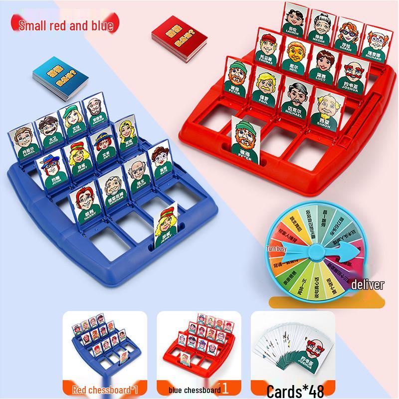Guess Who: Children's Educational Logic Training Game - Two-Player Interactive Parent-Child Battle