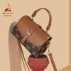 MEXICAN Crossbody Bag, Women's Handbag, Versatile Shoulder Bag, Medium Size, Brown
