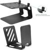 Black Color Audio Elevation Speaker Stands Vibration Isolation Studio Monitor Stands  Desktop Use
