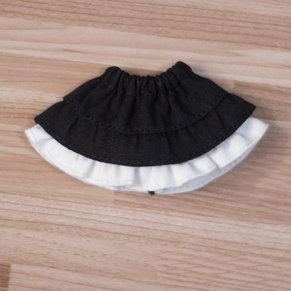

Short Skirt Ob11 Doll Clothes Daily Casual Dolls Half Skirt Doll Cake Skirt Gsc Ymy Black White