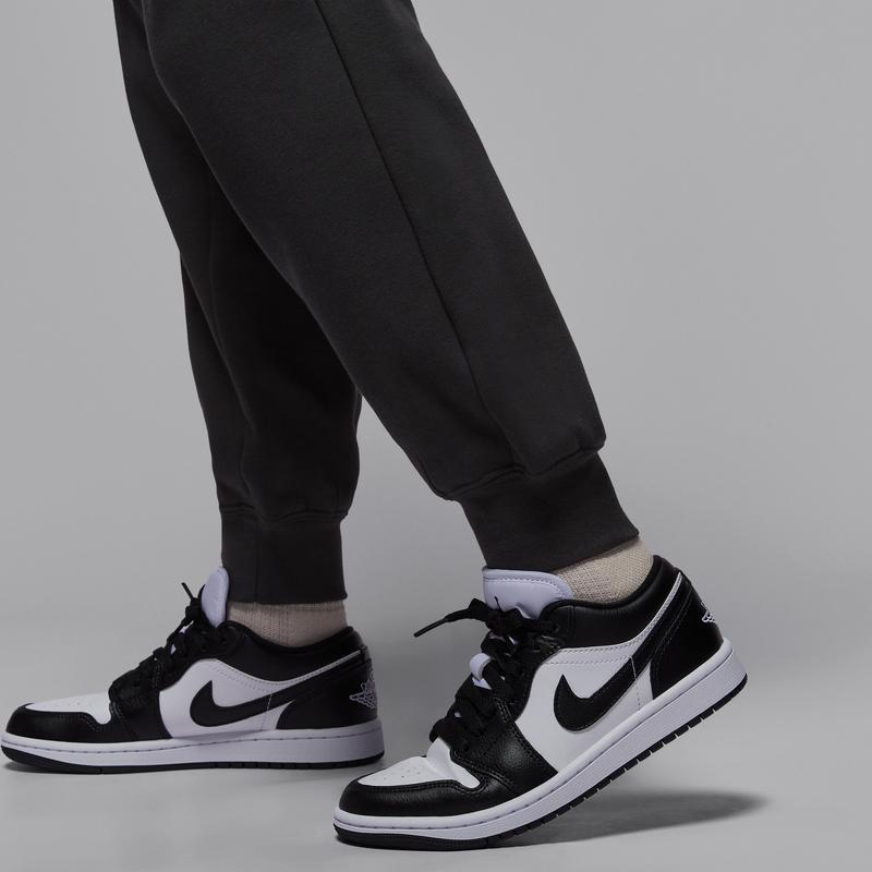 Jordan Pantalon de sport tricoté pour enfants Brooklyn Fleece Confortable Couleur unie Bas pour enfants Gris Noir IO2275-050