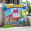 game Township Cushion Cover Cushion Cover Set Pcs x x x Pillowcase Decorative Sofa Home Decor