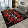 Guns n'roses band retro print carpet fashion home decoration non -slip carpet photography propsmal area rug birthday gift