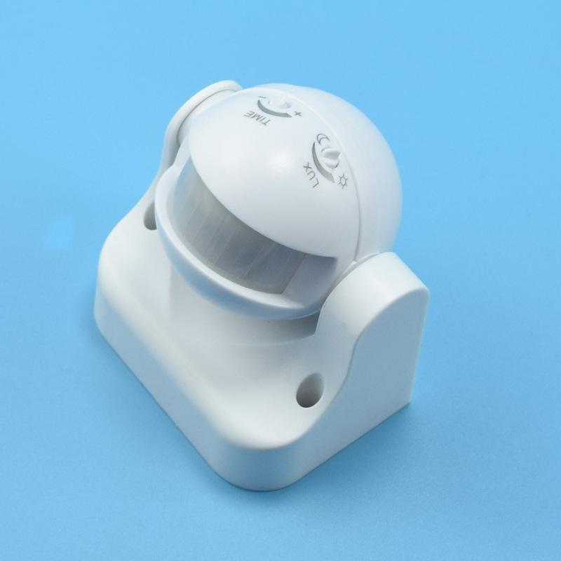 Уличный водонепроницаемый PIR-датчик движения 220В белый