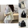 Stylish Trendy Large Capacity Korean Fashion Tote Bag For Women Casual Canvas