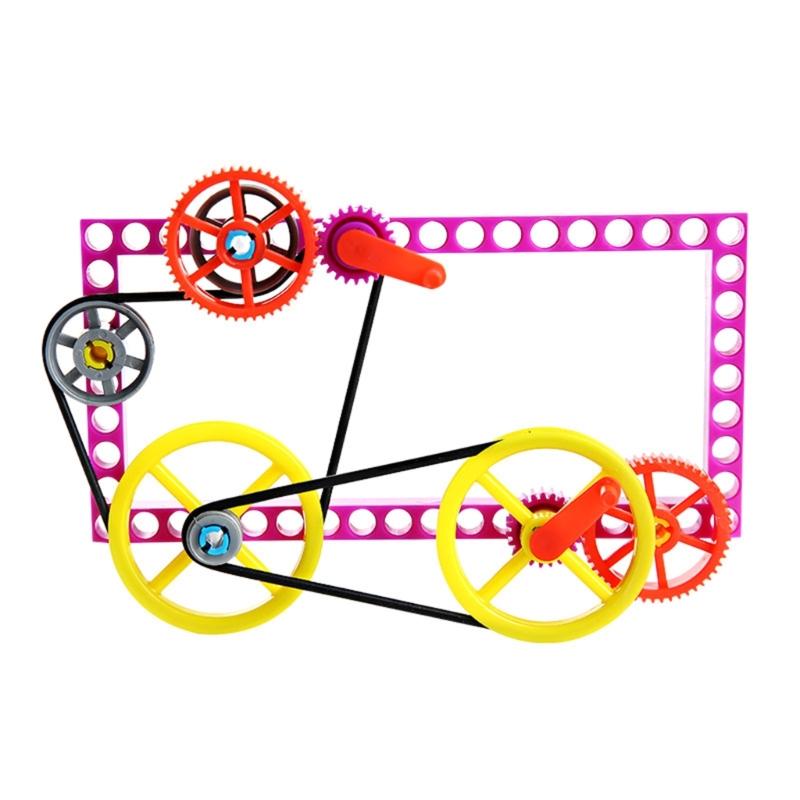 

Hands On Gear and Pulley Assemble Toy Classroom Mechanical Engineering Experiment Set For Preschooler Student Ages 5+ 1