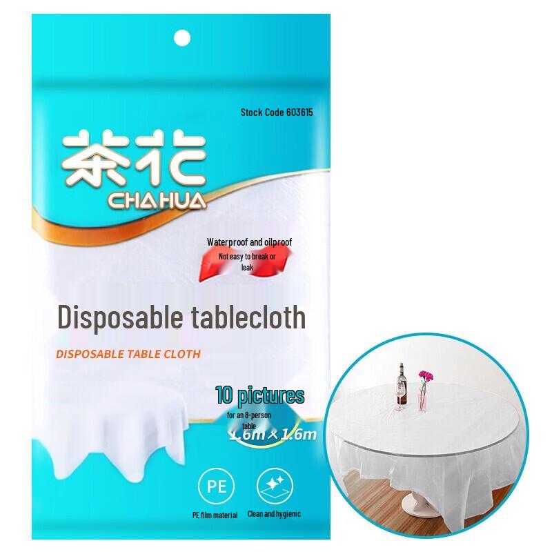 CHAHUA Disposable Plastic Tablecloths