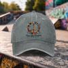 Peace Love Freedom Hippie Baseball Cap Washed Cotton Vintage Style Outdoor Adjustable Sports Hat