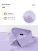 Men's Professional Striped Modal Long-Sleeve Shirt, Non-Iron, Casual Business Wear for Spring and Autumn