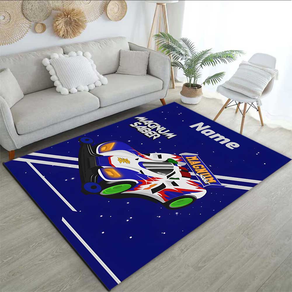 Truck Racing1 Customize your name rug, office chair cushion, home bedroom living room gift.