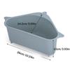 Kitchen Sink Triangle Drain Basket Plastic Food Vegetables Peel Egg Filter Storage Organizer Kitchen Shelf Rack Drainer
