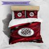 Girona FC Printed 3PCS Bedding Set Breathable Duvet Cover with Pillowcases Decorative Bed Linen for Bedroom Home