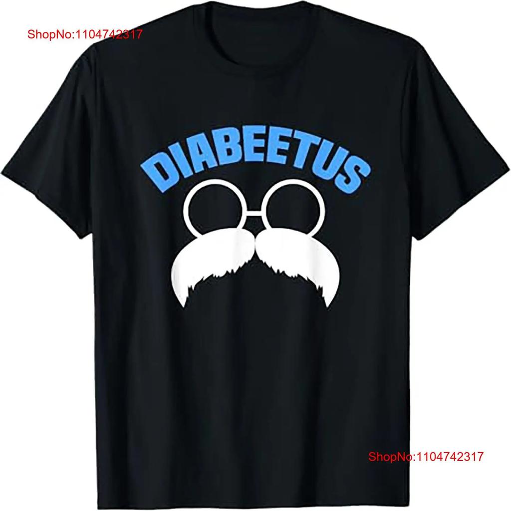 Diabeetus Diabetes Awareness Diabetic Beard Patients Elderly Person T Shirt Vintage Washed Casual Stylish Stretched