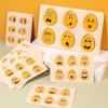 Face Expression Change Egg Shape Matching Game Wooden Montessori Toy Children Early Educational Montessori Sensory Baby Toys