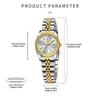 LIGE Fashion Women Watch Simple Elegant All-Steel Automatic Date Waterproof Women's Quartz Watch