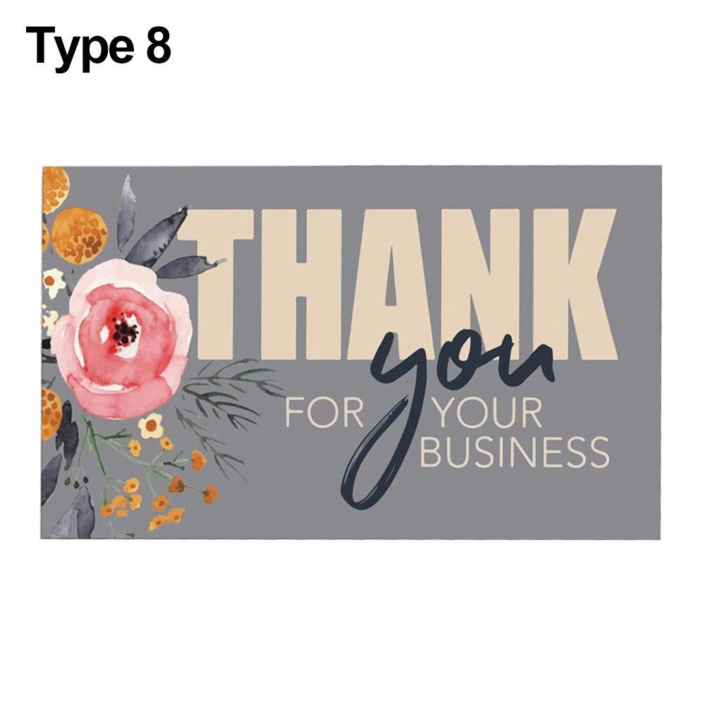 Samolepky s pozdravem Děkujeme za vaši objednávku Květinový vzor Kartičky s poděkováním Ručně vyrobeno s láskou