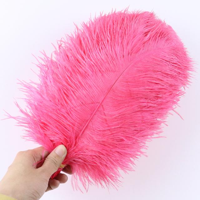 20Pcs Natural Ostrich Feather 15-20cm for Wedding Carnival Home Party Decoration DIY Handicraft Accessories Table Centerpieces