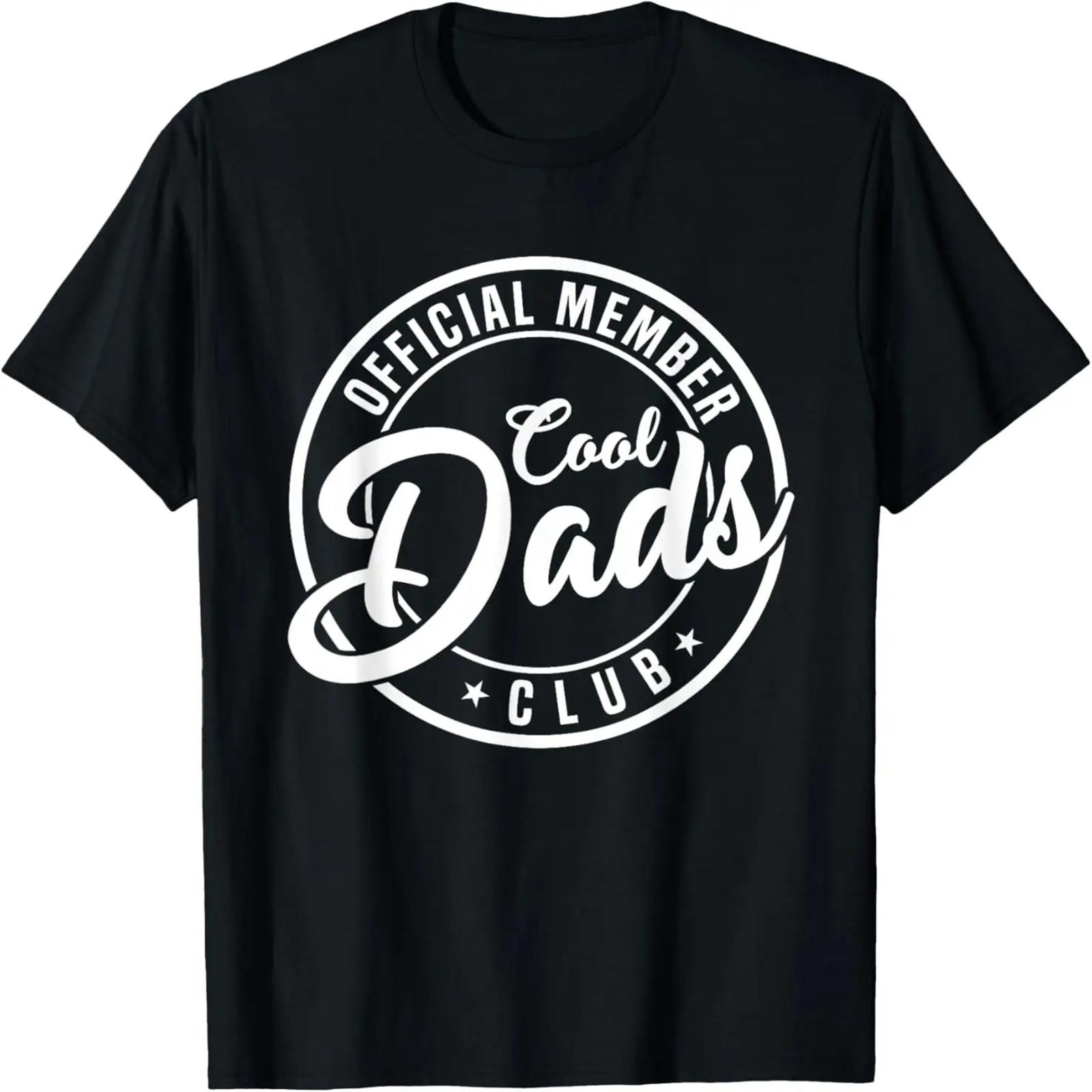 

Father s Day Shirt Official Member Cool Dads Club Funny Dad T-Shirt XXXXXL чорний