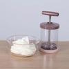 2025 New ABS Hand Pump Kitchen Cream Whipper DIY Pitchers Manual Milk Frother Foam Maker Shop Tools Multipurpose