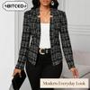 Damen Vintage Casual Herbst Winter Langarm Jacken & Mäntel