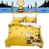 Cartoon Digital Print Duvet Cover Pillowcase Set Bedroom Bedding Gift