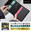 Passport Card Compact Wallet Integrated Skimming Easy Perfect for Business and PU Black [Mellbo] Case, Travel, Holder, Holder, Management, Prevention,