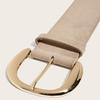 Luxury Design Pin Buckle Waistband Maillard Styles Trouser Dress Belts Business Waist Strap  Gifts