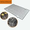 4Pcs Black BBQ Grill Net Mesh Hole Cake Cooler Drying Stand Bread Cooling Rack  Cooling Grid Tools