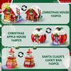 Xmas Apple Tree Santa Claus featuring LED Muisc Model Construction Brick DIY Snowman Bricks Playthings designed for Children Adult Present