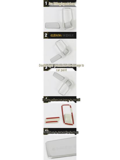 Borgward BX5 Storage Box Lid Decorative Frame & Glove Box Handle Sticker