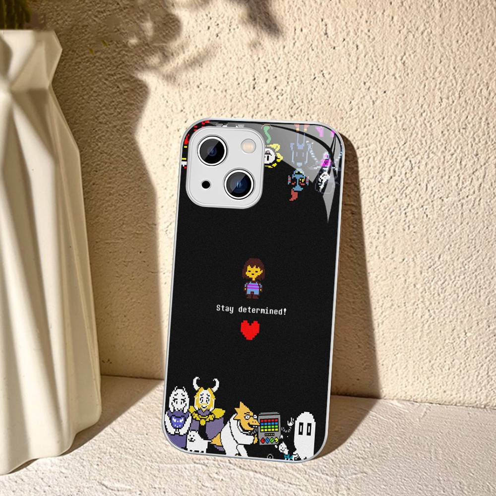 U-Undertale For IPhone 14 13 12 Mini 11 Pro XS Max X XR 14 Plus Tempered Glass Cover