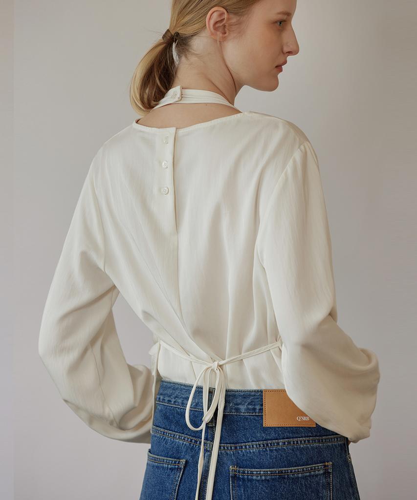 Kwinseulaebis Shade Double Layered Halter Blouse