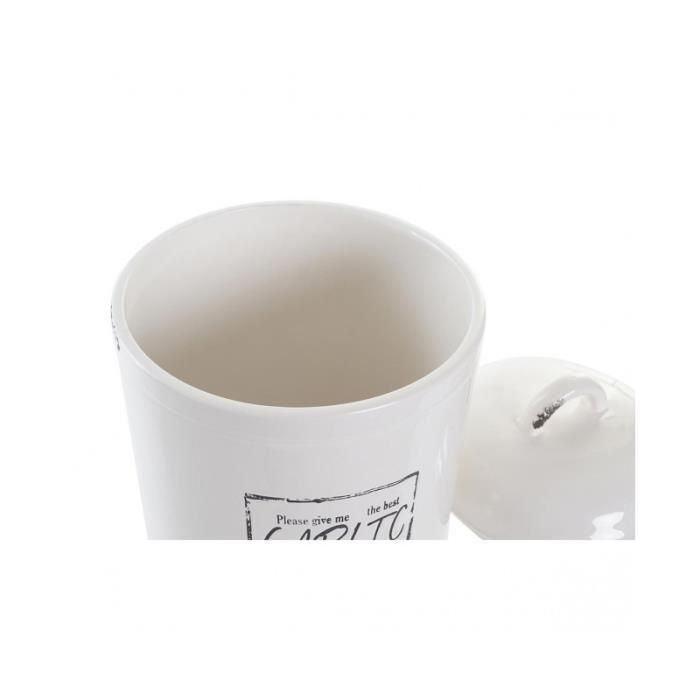 Boîte DKD Home Decor Blanc Dolomite Ail
