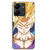 Phone Case - MANIACASE - Xiaomi Redmi 13C 4G - TPU Silicone - Dragon Ball Z (Sangoku Blond Hair) - Black