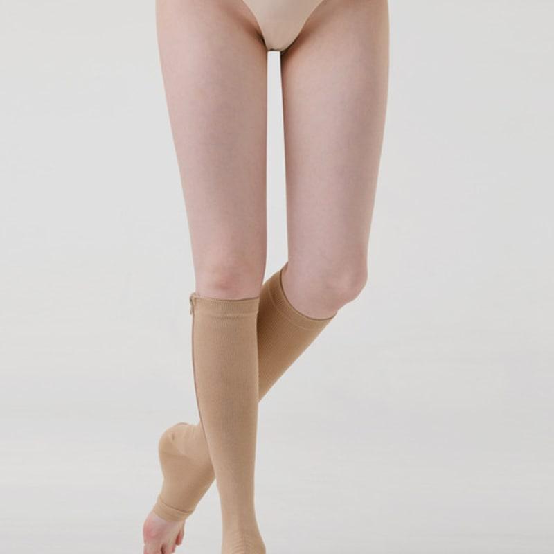 HUGDAY Reißverschluss Waden Kompressionsformer